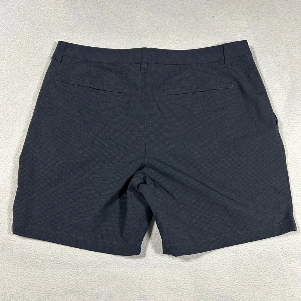 Lululemon Commission Golf Shorts Mens 36 Black Ripstop 7 Inch Inseam Textured